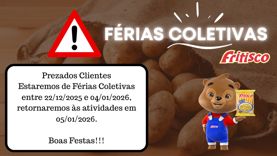 Devido ao período de Férias Coletivas entre 19122025 e 05012026 .Solicitamos o envio do último pedido do ano até 28112025 para que possamos colocar em nossas programações. (2).png